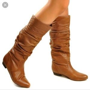 Steve Madden Candence Genuine Leather Slouch Boots